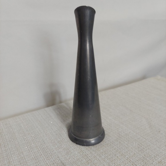 Pewter Pitcher Made in‎ Hong Kong Grey 9.75" tall - Picture 3 of 10